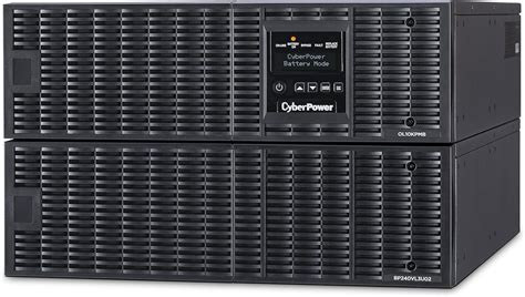 CyberPower Smart App Sinewave Enterprise UPS — 10kVA / 10kW 208V Online Double-Conversion 6U (with External Extended Runtime Battery Module / 5YR-WARR) (PR10000RM6U-EBM-KIT-5YR-WARR)