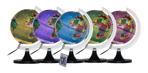 Globo Terr Queo Mundi Libreria Prisma Led Rgb Mercadolibre