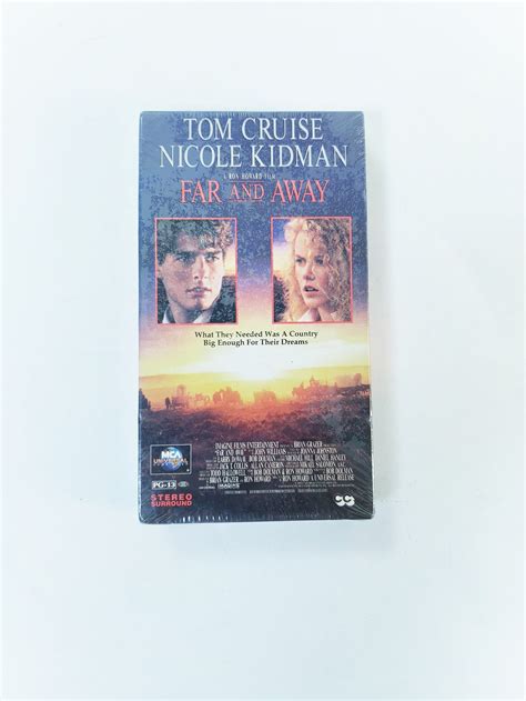 Far And Away Vhs Movie Starring Tom Cruise And Nicole Kidman Etsy