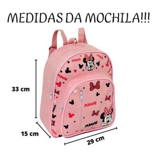 Mochila Bolsa Infantil Escolar Menina Menino Minnie Homem Aranha Hulk