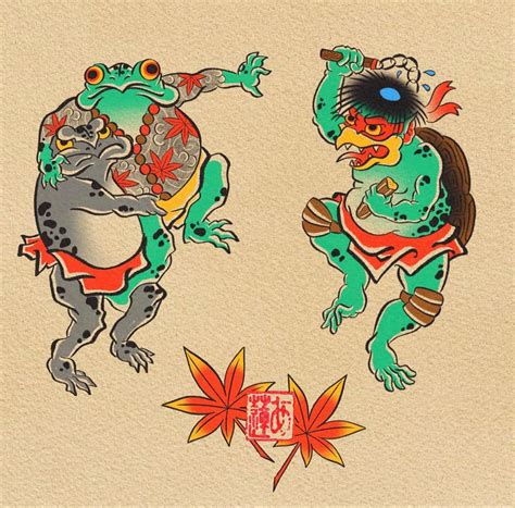 Japanese Style Japanese Art Kappa Japanese Tattoos And Piercings