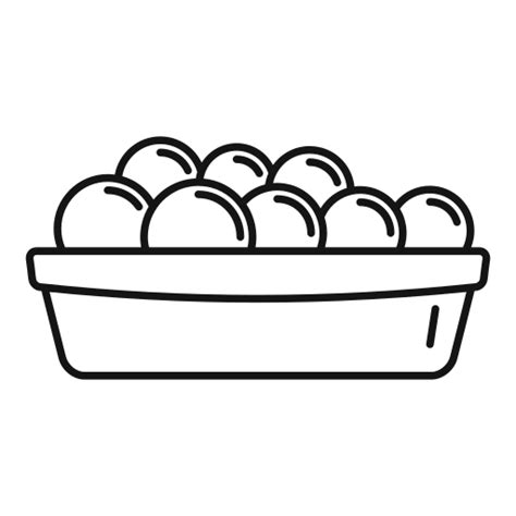 Bowl Generic outline icon