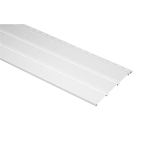 Georgia Pacific 10 In X 14375 In White Vinyl Solid Soffit In The Vinyl Soffit Department At