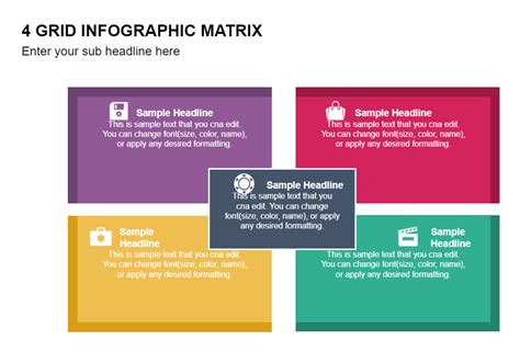 Grid Infographic Matrix Edrawmax Template