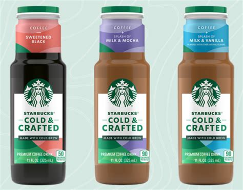 Starbucks Offers New Bottled Cold & Crafted Cold Brew Coffees - The Fast Food Post