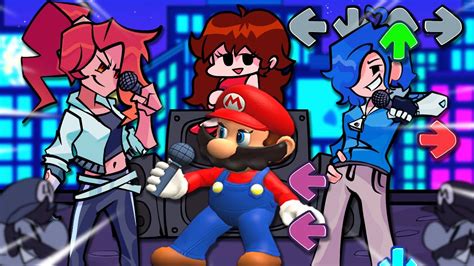 PghLFilms Meets SMG4 Mario Tari And Belle In Friday Night Funkin