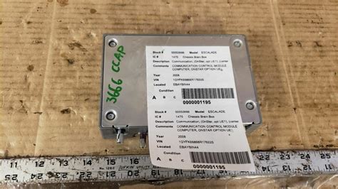 Chassis Ecm Communication Module Computer Onstar Ue1 Fits 08 09 G8 20423 Ebay