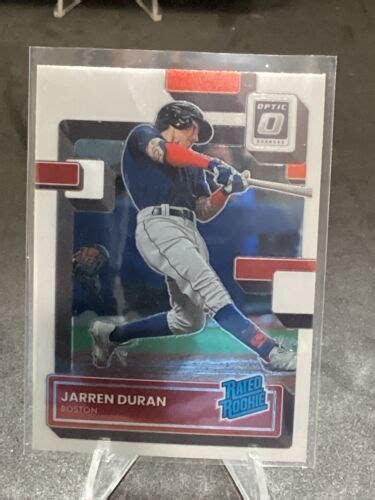 2022 Panini Donruss Optic Baseball Rate Rookie 40 Jarren Duran