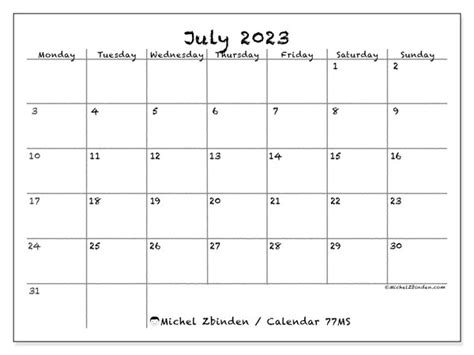 July Printable Calendar Ms Michel Zbinden Ie Hot Sex Picture 55980