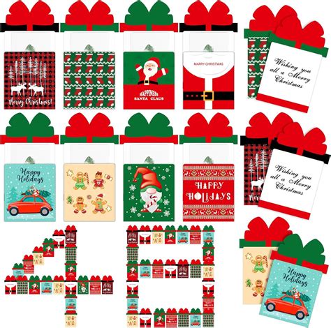 Amazon Cholemy Set Of 48 Christmas Money And Gift Card Sleeves