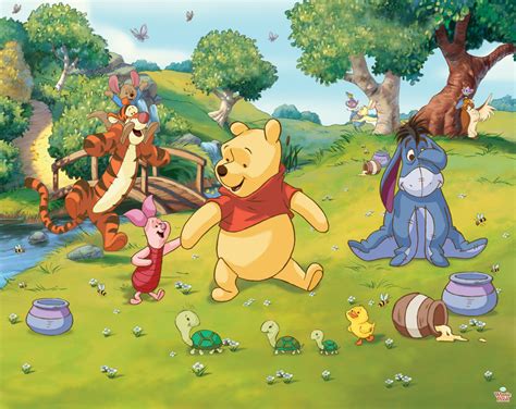 3D Tapete Winnie The Pooh Banaby De