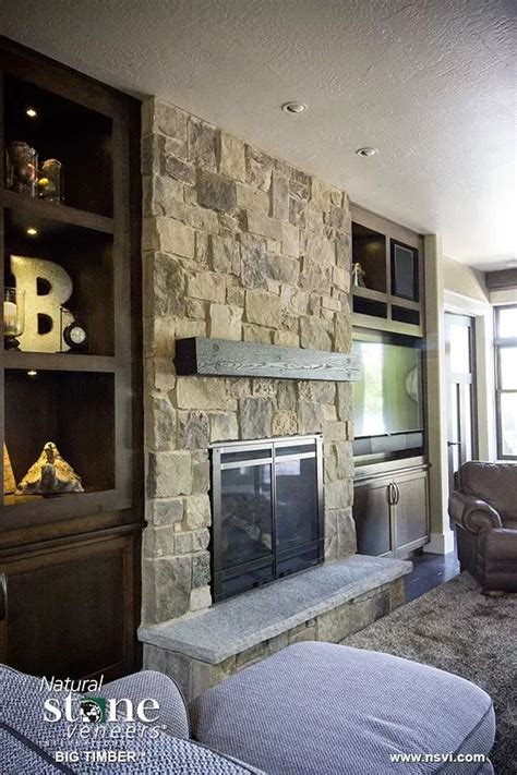 Big Timber Residential Fireplace 1 Fond Du Lac Natural Stone