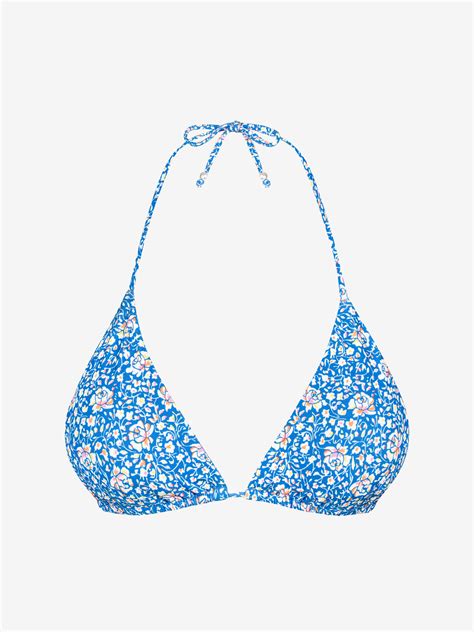 Rosie Trekant Bikini Top Ditsy Floral Blue 269 95 Kr CHANGE Lingerie