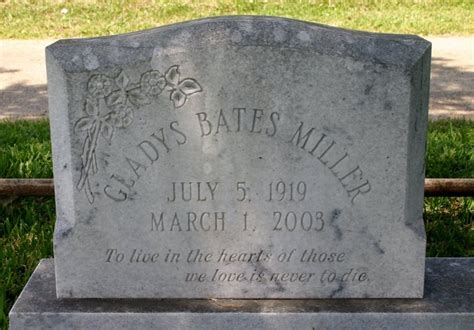 Gladys Bates Miller M Morial Find A Grave