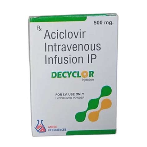 Aciclovir Intravenous Infusion IP For Hospital At Rs 45 Vial In Barwala