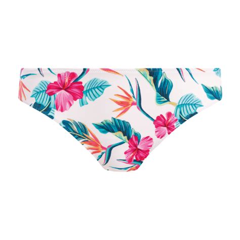 Freya Swim Palm Paradise Bikini Hose White Annadiva