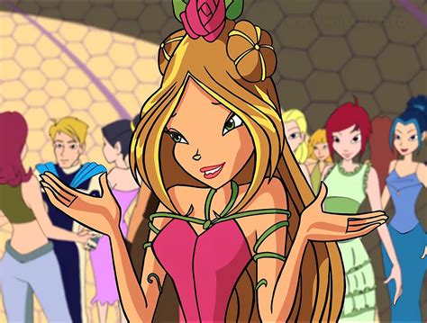 Winx Club Season 1 Flora Her Dress By Advantasya On Deviantart