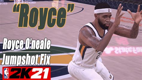 Royce O Neale Jumpshot Fix NBA2K21 With Side By Side Comparison YouTube