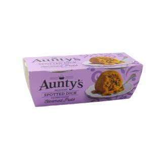 Auntys Steamed Puddings Spotted Dick 2 X 95g