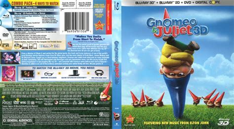 Gnomeo and Juliet blu-ray cover (2011) R1