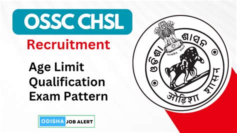 Ossc Chsl Recruitment Apply Online For Posts Odisha Job