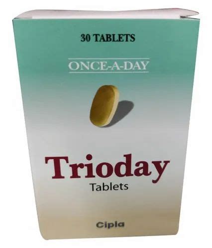 Cipla Trioday Tablets Prescription At Rs 1100 Box In Ahmedabad ID