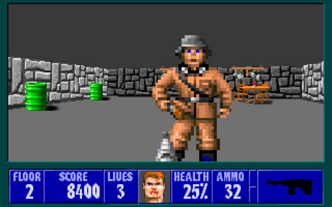 Wolfenstein 3d Pc 026 The King Of Grabs