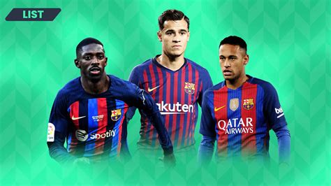 The 10 Most Expensive Barcelona Transfers Of All Time And How They