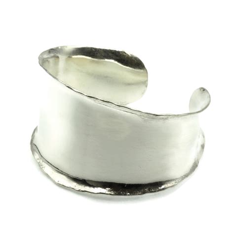 Sterling Silver Wide Cuff Bracelet Handmade Jewelry Womens Etsy Australia