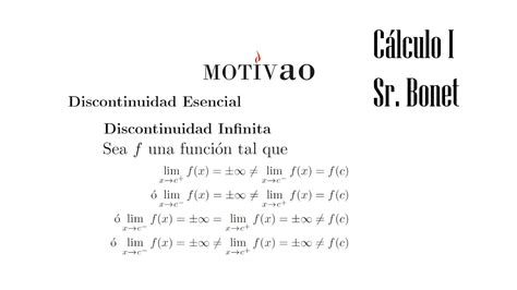 C Lculo Discontinuidad Esencial Discontinuidad Infinita Youtube