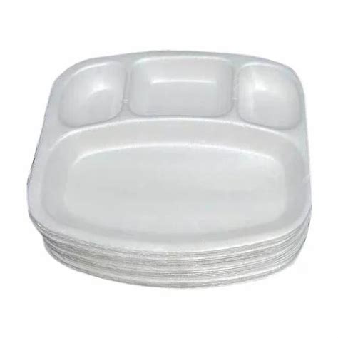 Plain White Square Thermocol Plate At Rs 88 Pack In Chandigarh ID