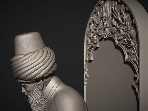 ArtStation - Mevlana Celaleddin-i Rumi 3D print model | Resources