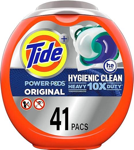 Amazon Tide Hygienic Clean Heavy 10x Duty Power PODS Laundry