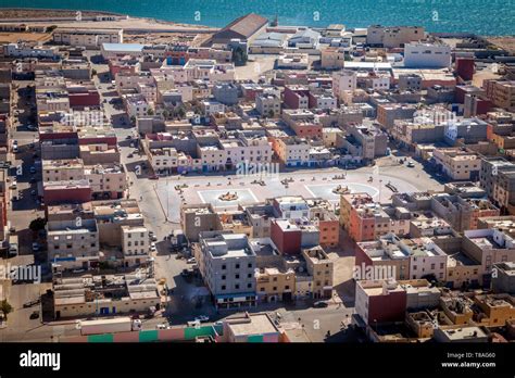 Aerial view of Dakhla. Dakhla, Western Sahara, Morocco Stock Photo - Alamy