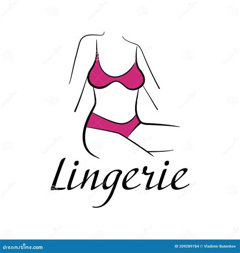 Vector Logo Of A Lingerie Store Sex Shop Stock Vector Illustration