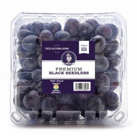 Sun World Adora Seedless Black Grapes 3 Lb Kroger