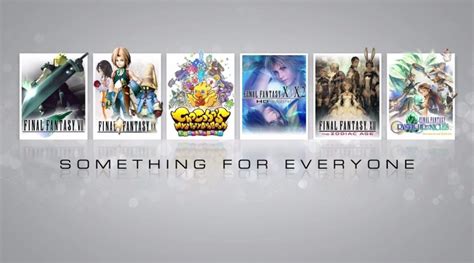 Square Enix Releases Something For Everyone Final Fantasy Trailer For