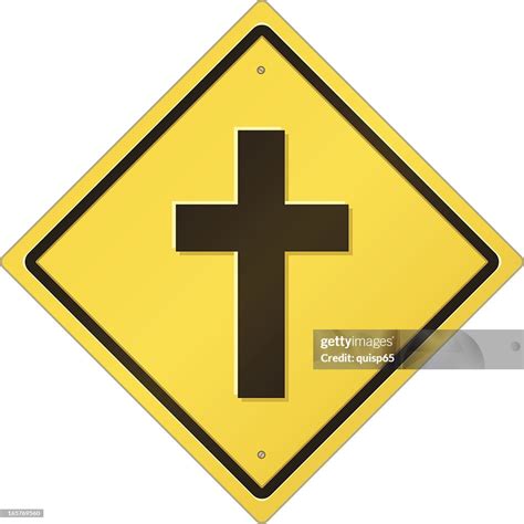 christian road sign high res vector graphic getty images