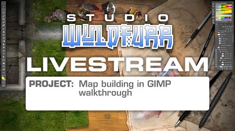 Livestream Map Building In Gimp Walkthrough Youtube