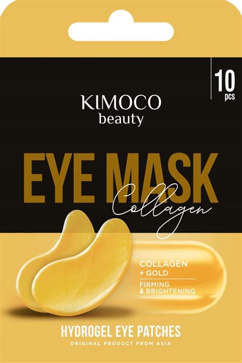 Kimoco Hydrogel Eye Patch Collagen Gold Hydro Elowe P Atki Pod Oczy