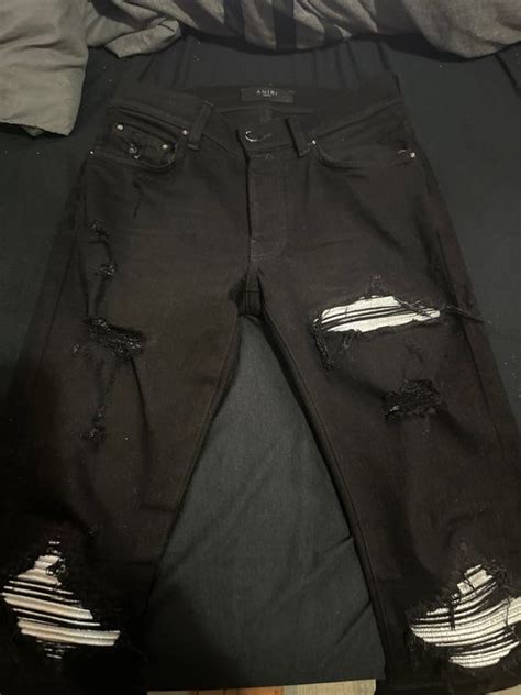 Amiri Amiri Mx1 Silver Patches Grailed