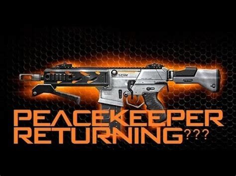 How To Get The Peacekeeper In Bo Bo New Peacekeeper Gameplay Youtube