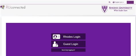 RUconnected: How to Access Rhodes University LMS