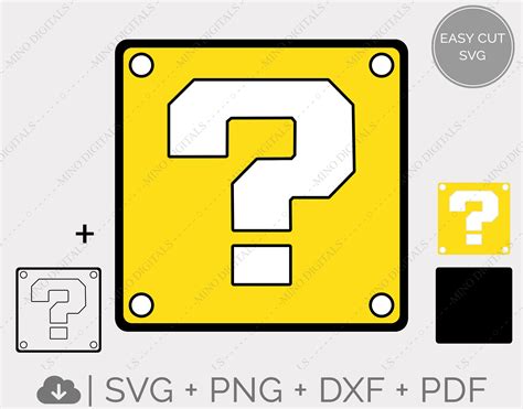 Mario Question Mark Box Svg Fast Delivery Americanprime Br