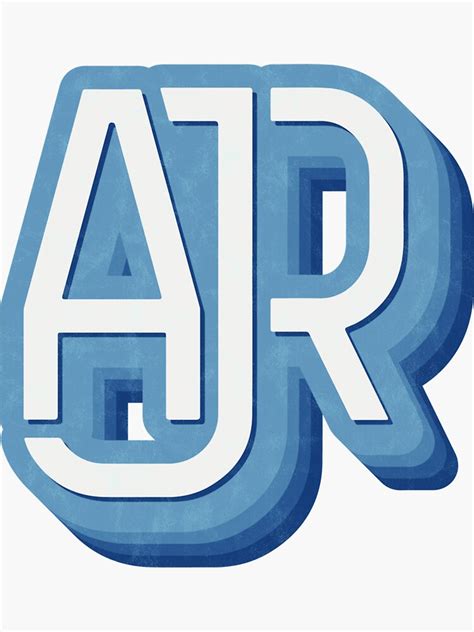 Ajr Retro Neotheater Sticker Sticker For Sale By Ashantiwar Redbubble