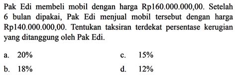 Kumpulan Contoh Soal Harga Pembelian Harga Penjualan Untung Dan Rugi Matematika Kelas 7