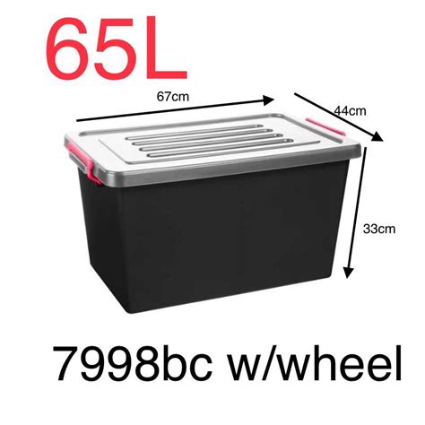 Century Storage Box With Wheel 65 Litres 7998BC Shopee Malaysia