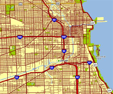 city map  chicago