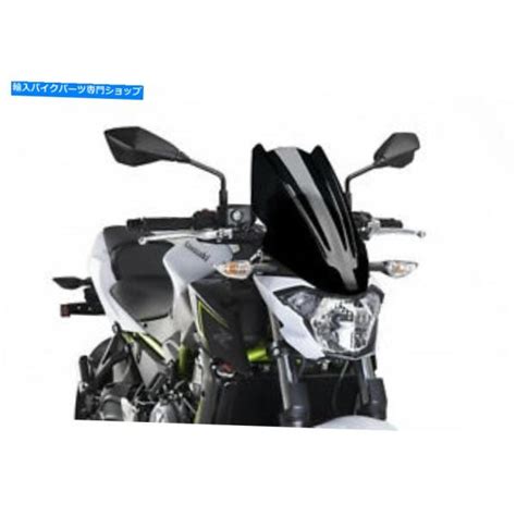 Windshields Puig Screen Naked Sport Kawasaki Z Black