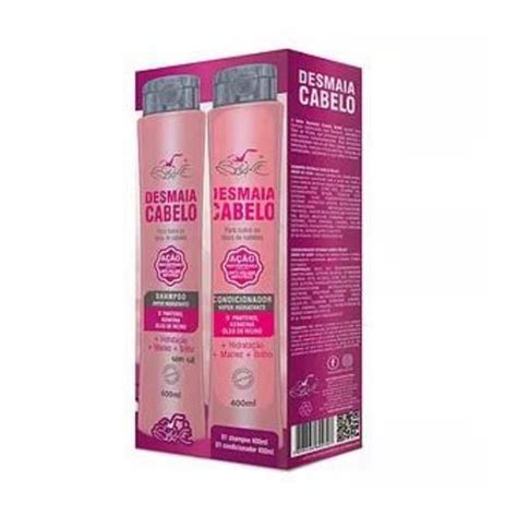 Kit Shampoo Condicionador Desmaia Cabelo Sem Sal Belkit Kit Shampoo